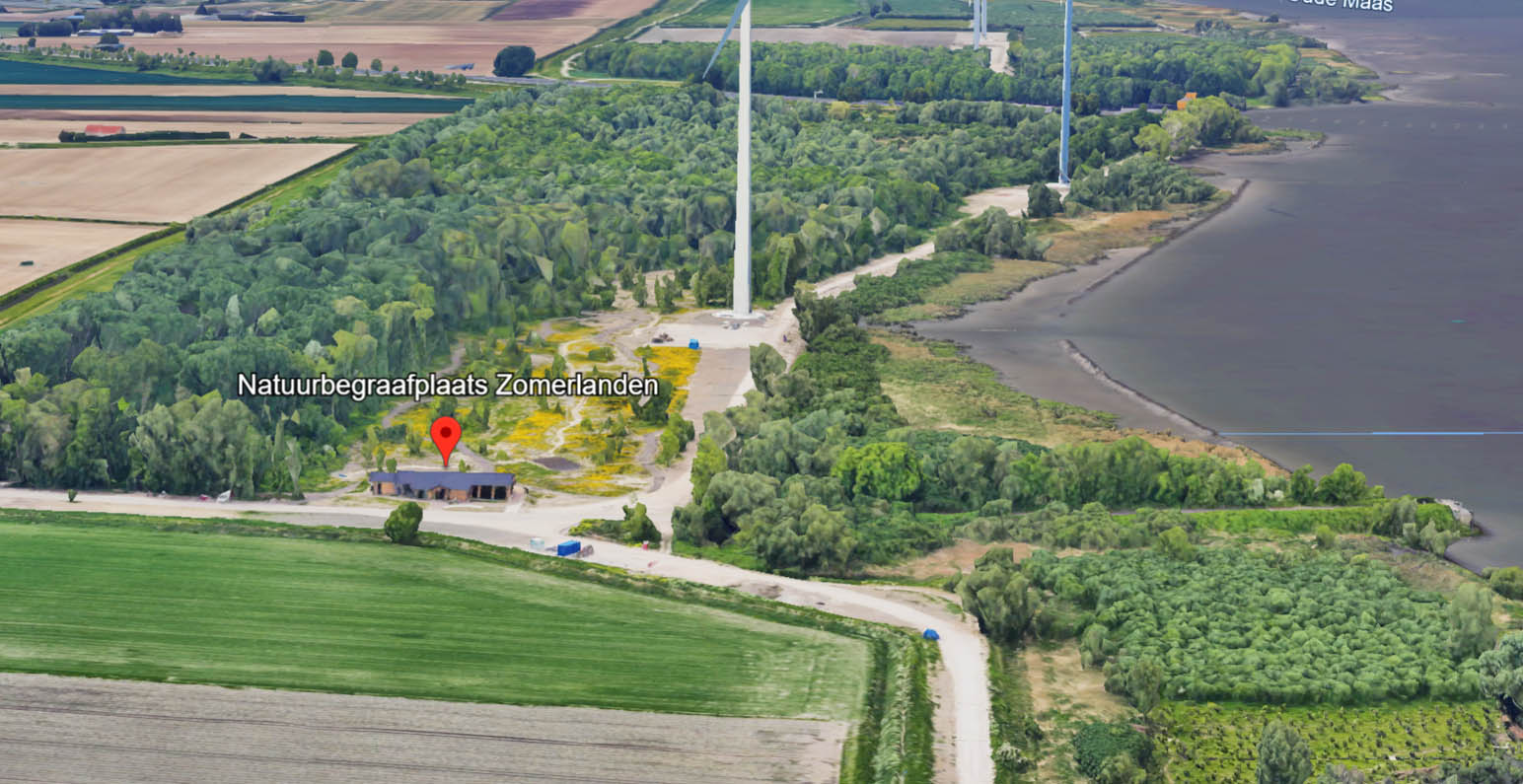 Natuurbegraafplaats zomerlanden ecologische uitvaart eeuwig durend graf Rotterdam Zuid holland hoekse waard